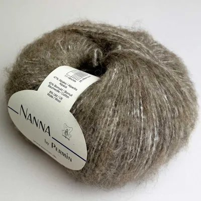 Produktbild von Nanna by Permin – Garn naturfarbig (Alpaka, Baumwolle, Merino) (10 nougat)