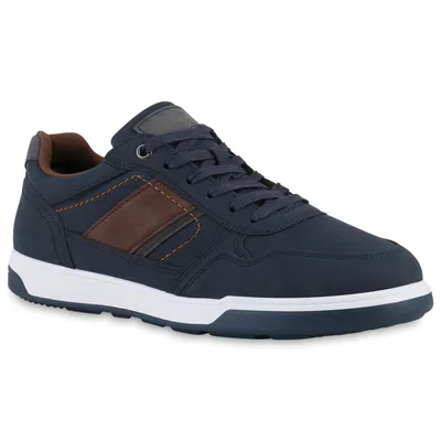 A single men's sneaker is shown from a side angle against a white background.