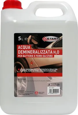 Produktbild von START Demineralisiertes Wasser H2O für Batterien und Bügeleisen 5L