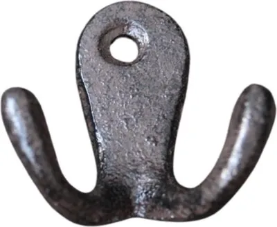 Produktbild von Doppel Wandhaken Gusseisen klein