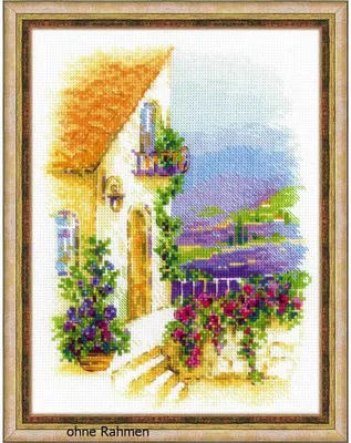 Produktbild von Riolis-Kreuzstich-Set „Provence Street“, Zählvorlage
