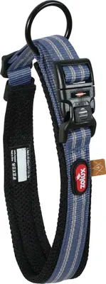 Produktbild von Zolux Hundehalsband BVK blau verstellbar robust reflektierend 55-65x3,5 cm