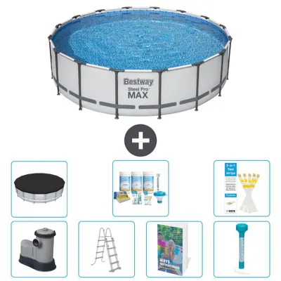 Immagine prodotto di Bestway Steel Pro MAX Rotonda - 488x122 cm - 8 pezzi  S574