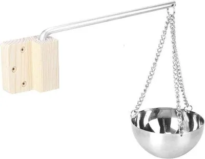 Produktbild von Saunakopf aus Edelstahl für traditionelle Saunen mit Etherole für Saunaraum Zubehör