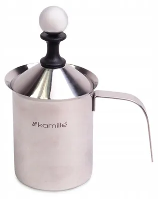 Produktbild von Kamille Milchaufschäumer aus Edelstahl, 0,4 l