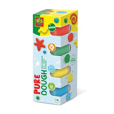 Produktbild von Pure Feel Good Knete | Sensorik ab 1 Jahr | Weiche, Waschbare und Vegane Textur