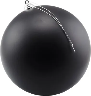 Obrázok produktu pre DECOLED Plastová guľa, priem. 30 cm, čierna, matná