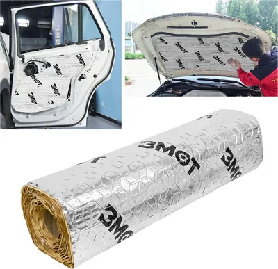 Produktbild von SWANEW 50x400cm Izolačná rohož Izolácia motorového priestoru vozidla 2 m² Izolácia dverí auta 2m²
