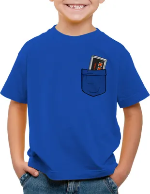 Produktbild von style3 8-Bit  Brusttasche Kinder T-Shirt controller gamepad