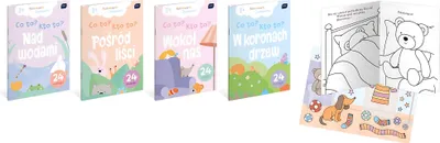 Obrázok produktu pre Interdruk Omaľovánky so samolepkami A4 16 strán Čo je to? Kto je to?