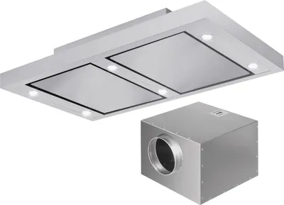 Produktbild von Silverline SET Altena ALD124.1E Deckenhaube 120 cm Edelstahl + Zwischenkammermotor