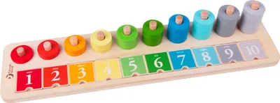 Produktbild von Classic World World Stapeltheke aus Holz, 66-tlg.