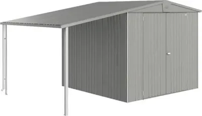 Obrázek produktu pro Přístřešek pro zahradní domek Biohort Europa 4/5 150 x 228 cm křemen šedý metalický