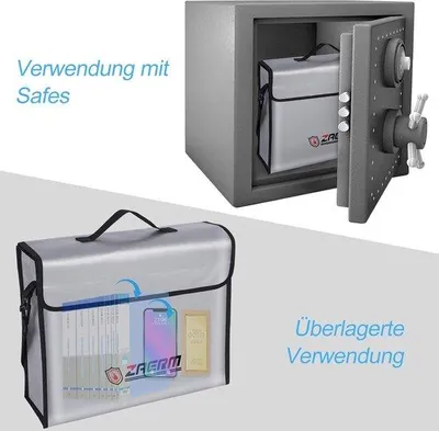 Produktbild von Famanu Dossiermap wasserfest und strapazierfähig - Schwarz