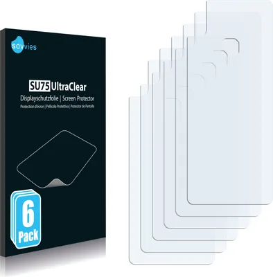 Produktbild von 6x Savvies Schutzfolie für Cubot Max 2 (Rückseite) Folie Klar