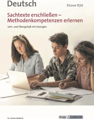 Obrázek produktu pro Sachtexte erschließen - Methodenkompetenz erlernen Klasse 9 und 10