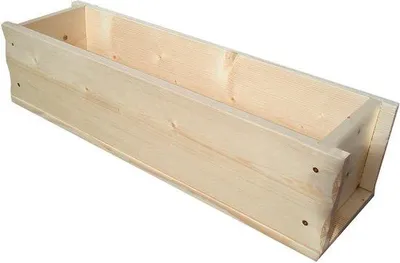 Image de Panier à fleurs 85 x 19 x 17 cm - panier à fleurs en bois naturel
