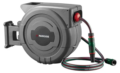 Produktbild von PARKSIDE® Wand-Schlauchaufroller (Anthrazit)
