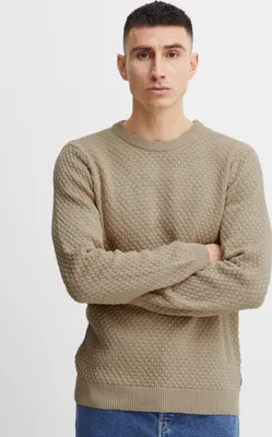 Produktbild von !Solid SDClive Herren Strickpullover Feinstrick Pullover mit Rundhalsausschnitt O-Neck und Struktur Strick