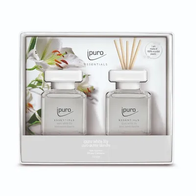 Obrázok produktu pre ipuro White lily, Fľaštička s vôňou, Trstinový aromatický difuzér
