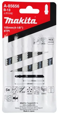 Produktbild von Makita A-85656 Stichsägeblatt B-13