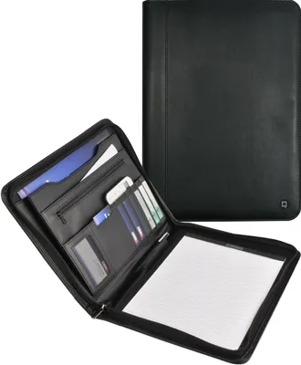 Immagine prodotto di DESQ 3680 Custodia per scrittura A4 - Con cerniera a tutto tondo - Design olandese - Ampio spazio e scomparto per tablet