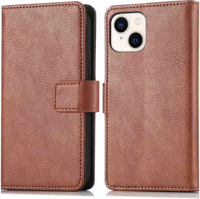 Image de imoshion Luxe Bookcase pour l'Apple iPhone 14 / 13 - Marron