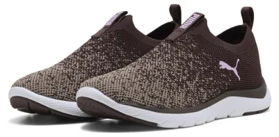 Zdjęcie produktu dla Buty sportowe damskie PUMA Softride Remi Slip-on Knit, model Wn'sRoad, kolor: brązowy (odcień czekolady)