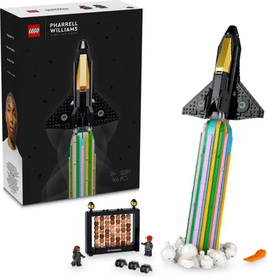 Obrázek produktu pro LEGO Na Měsíc s Pharrellem Williamsem, Sada na stavění, 18 rok/roky, Plast, 966 kusů, 1,43 kg