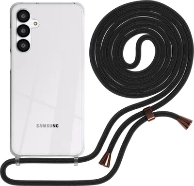 Produktbild von EAZY CASE Handykette mit Hülle für Samsung Galaxy A16 Backcover Handykette, zum Umhängen in Schwarz