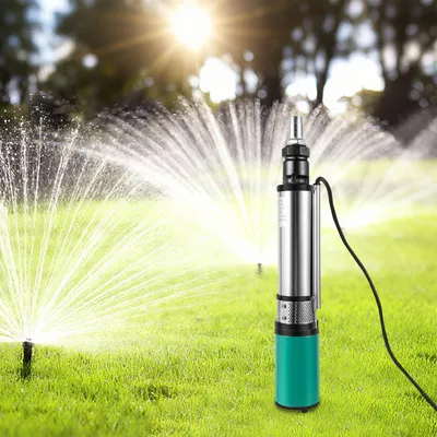 Zdjęcie produktu dla Pompa głębinowa 3m³/h Pompa ogrodowa Pompa zatapialna 24V 320W Solarna pompa wodna 25m Pompa rurowa