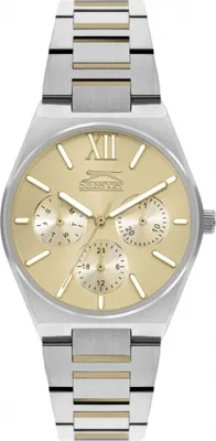 Produktbild von Damenarmbanduhr SLAZENGER SL.09.2243.4.06 in Gold für ein modisches Geschenk.