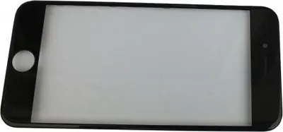 Produktbild von Premium iPhone 6+ Frontglas schwarz mit Mittelrahmen, OCA Kleber und Polarizer