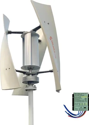 Produktbild von Windkraftgenerator, vertikales Design, hohe Effizienz, Mit MPPT-Controller, 2000W mit Bläser-d, 24V-b