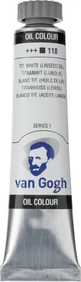 Image de Van Gogh peinture à l'huile tube 20 ml blanc de titane (huile de lin) 118