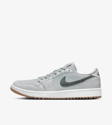 Produktbild von Nike Jordan 1 Retro Low Golf "Wolf Grey Gum" Grau, Größe: 38,5
