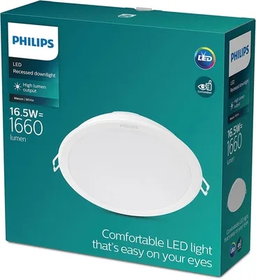Produktbild von Philips LED Einbauspot Deckenstrahler Leuchte Einbaustrahler Einbauleuchte 3000K