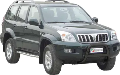 Produktbild von Frontbügel Frontschutzbügel für Toyota Land Cruiser KDJ120 2003-2008 ø63 Schwarz