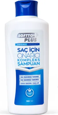 Zdjęcie produktu dla Softto+Plus Szampon regenerujący i zapobiegający wypadaniu włosów - 360 ml