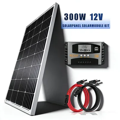 Produktbild von Gliese 300W Solarpanel Solarmodul Set Mono 12V Mono Camping Wohnmobil PV Photovoltaik