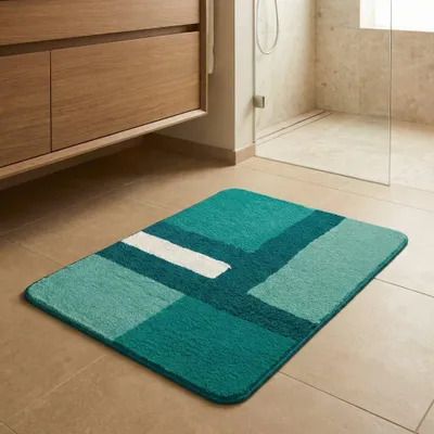 Produktbild von Kleine Wolke Badteppich ARIANA Türkis 50 x 60 cm