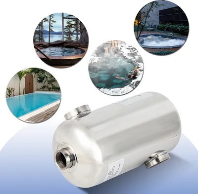 Produktbild von Aopunly Poolheizung 28KW Edelstahl Wärmetauscher Schwimmbadheizung