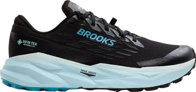 Produktbild von Brooks Damen Laufschuhe Cascadia 19 GTX 38505-38, 38505-38.5, 38505-39, 38505-40, 38505-40.5, 38505-41, 38505-42, 38505-42.5 BRO-1204451B black/ebony/blue flower 41