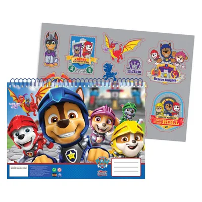 Immagine prodotto di Blocco da disegno paw patrol A4, 40 fogli