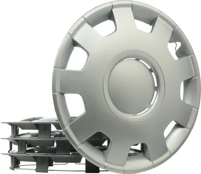 Produktbild von 15" Zoll Radkappen Silber Radzierblenden Radblenden ALFA 15 LEOPLAST