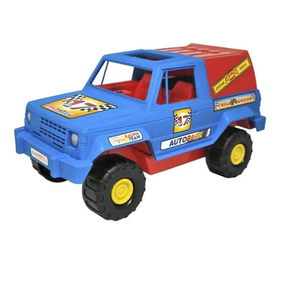 Produktbild von Wader Blauer Geländewagen – Robustes und Langlebiges Spielzeugfahrzeug für Kinder