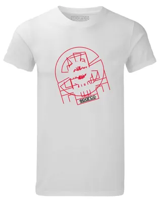 Immagine prodotto di T-shirt Sparco Tron bianca taglia M