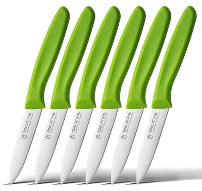 Produktbild von Set mit 6 Gemüseschälern für Gemüse und Obst, mit grünem Griff