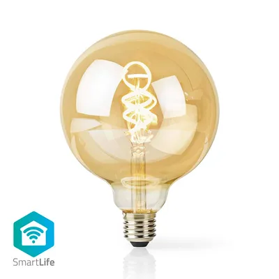 Image de NEDIS LED-Filament-L. Glas WLAN E27 5.5W 350lm 1800-6500K And/IOS WIFILT10GDG125