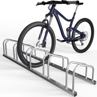 Image de MONZANA® Râtelier 5 vélos métal support de rangement pneu 65 mm max range-vélos support rangement vélo VTT enfants BMX